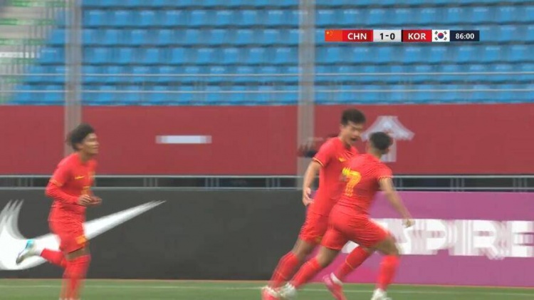 U22國足1-0韓國全場數(shù)據(jù):控球率49%落后韓國,10射7正領先對手